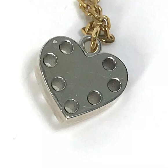 LOUIS VUITTON M67028 heart Pandantif Spiky Valentine Accessories chain Necklace - Picture 4 of 10